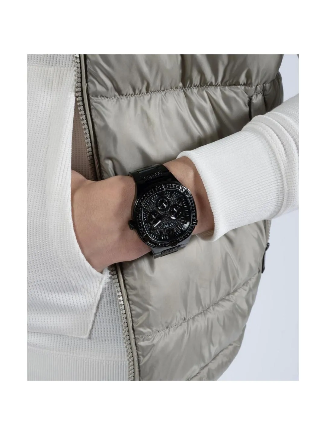 Guess Black Dial Men Analog Watch - GW0576G3