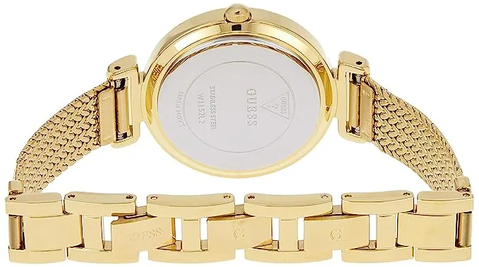 Guess Gold Analog White Dial Women's Watch W1152L2
