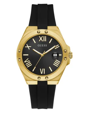 Guess GW0388G2 Black and Gold-Tone Analog Watch Men
