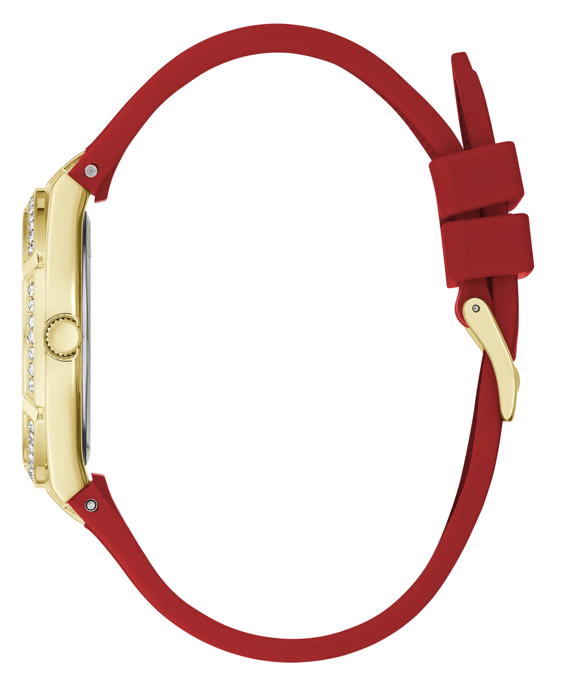 Guess Ladies Gold Analog Watch - GW0034L6