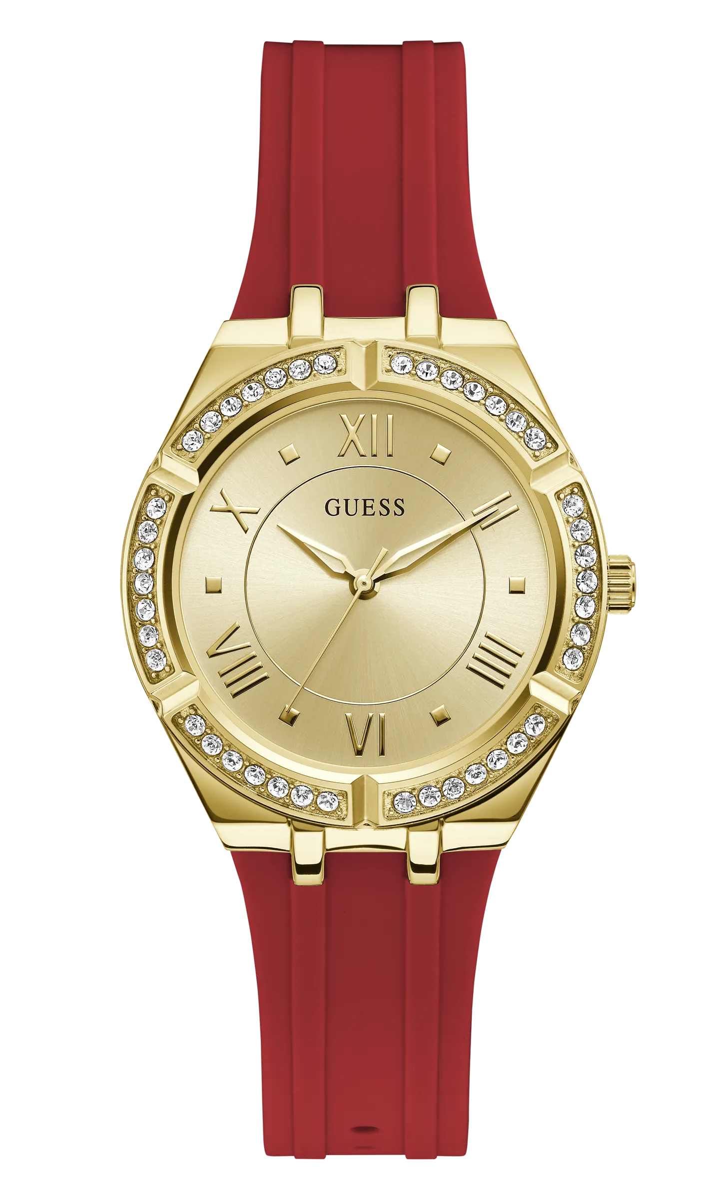 Guess Ladies Gold Analog Watch - GW0034L6