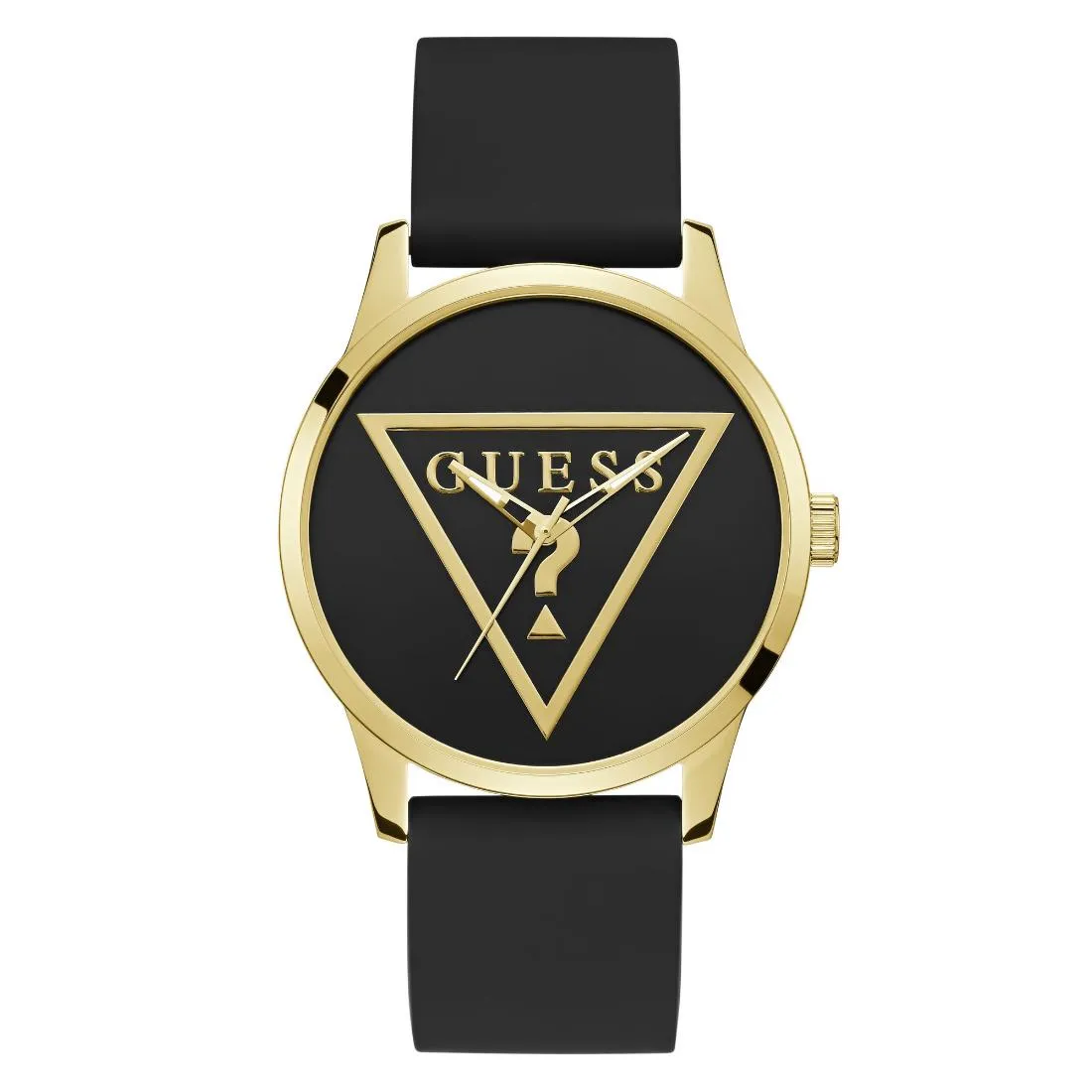 Guess Men 43 mm Black Dial Analog Watch- U1409G2M