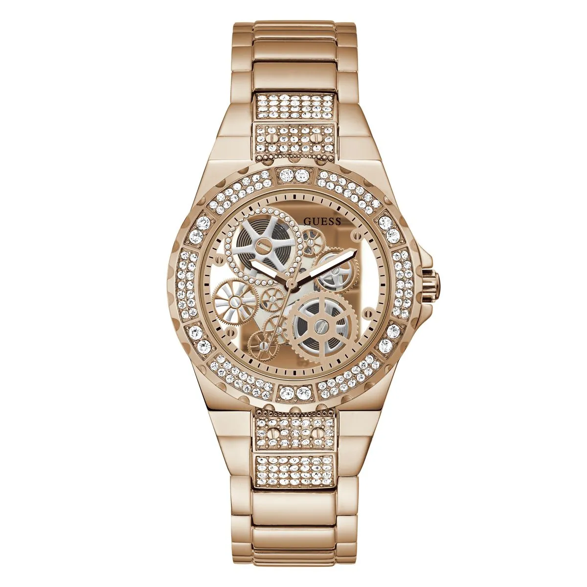 Guess Rose Gold Dial Women Analog Watch - GW0302L4