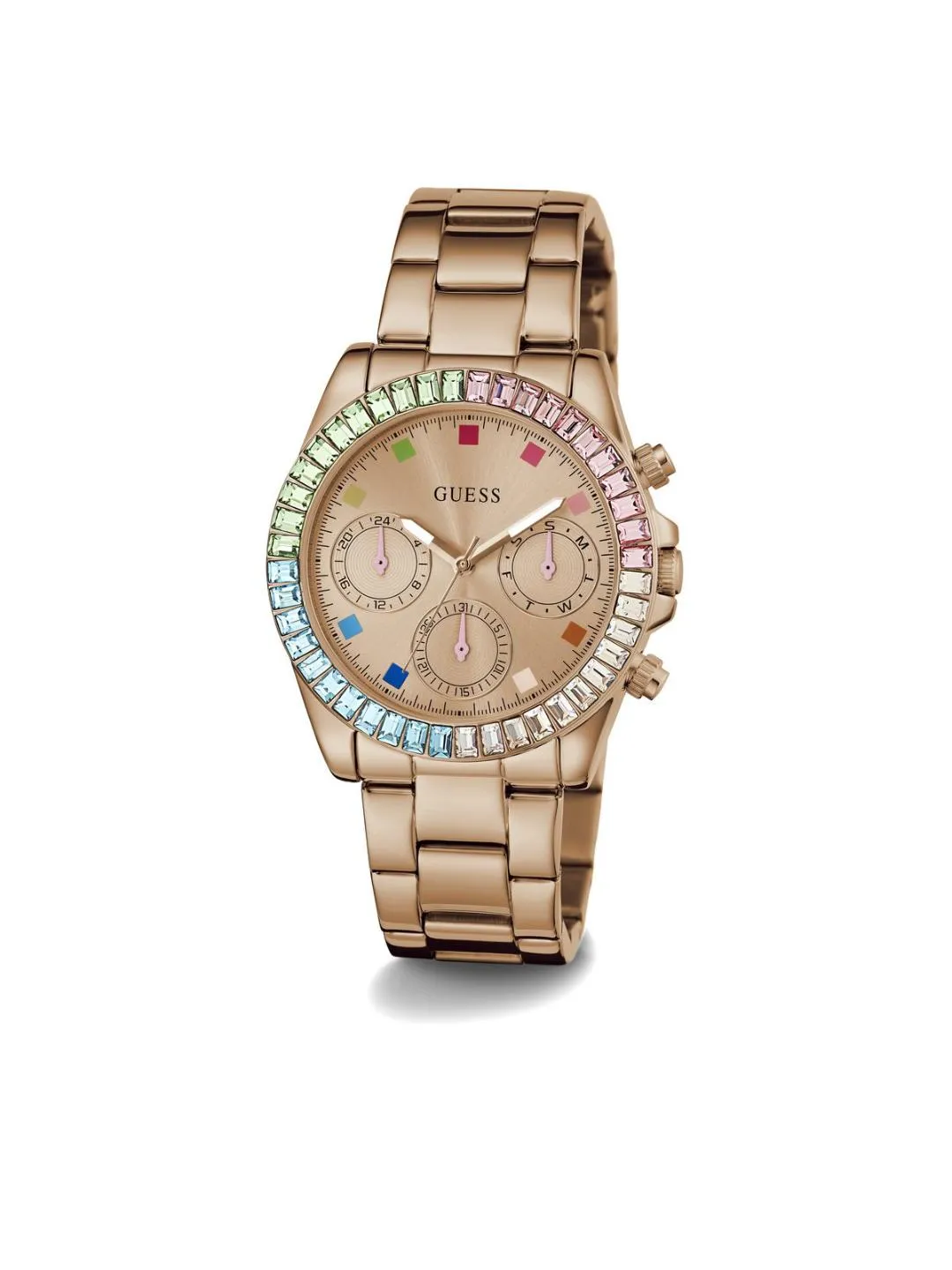 Guess Rose Gold Dial Women Analog Watch - GW0690L2
