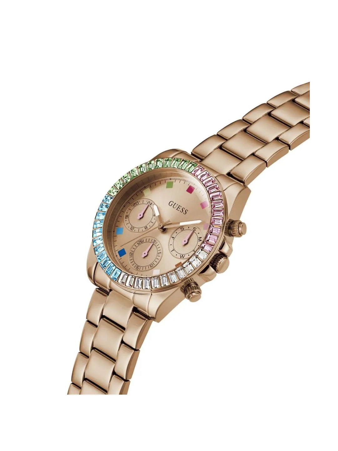 Guess Rose Gold Dial Women Analog Watch - GW0690L2