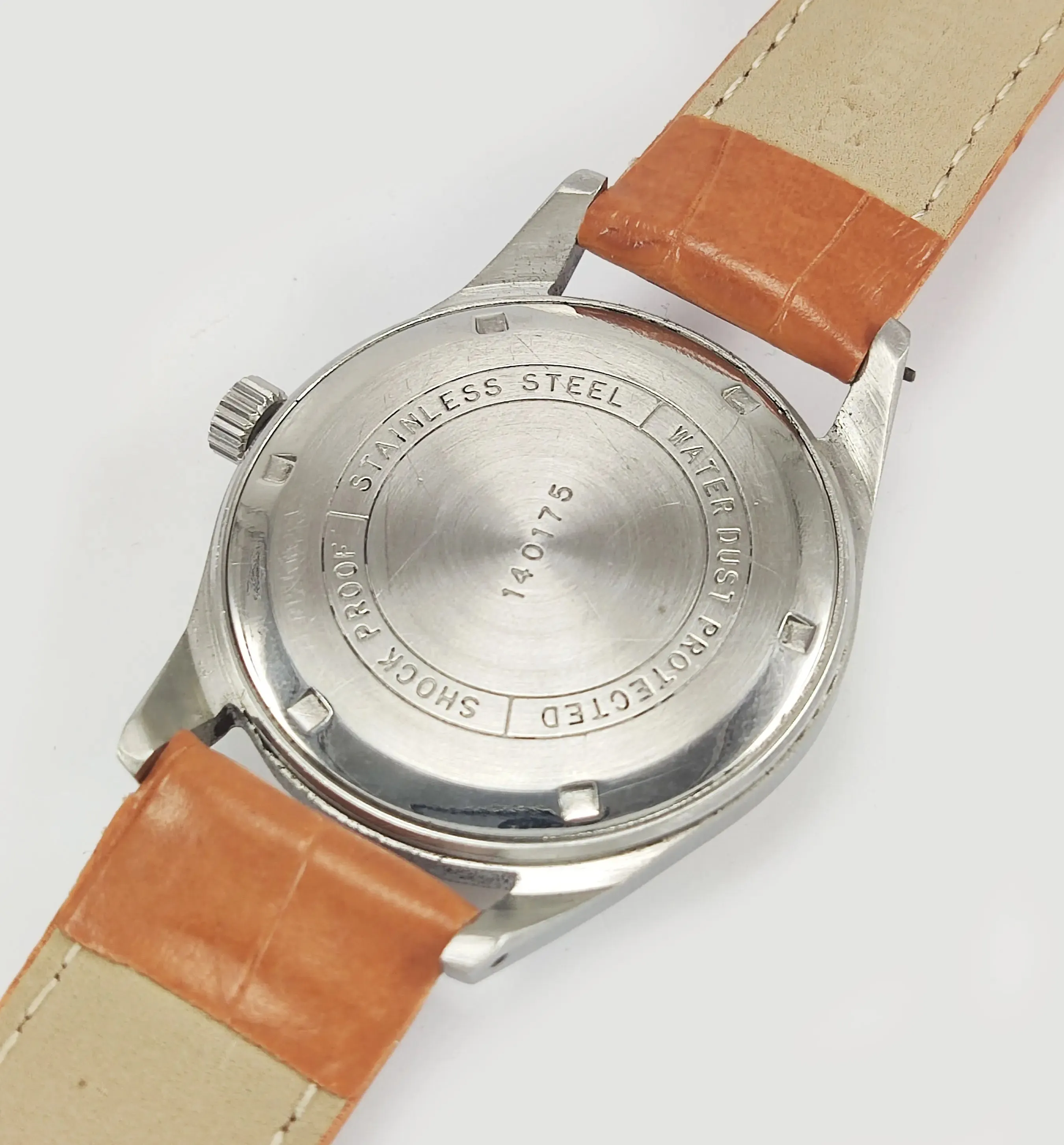 HMT Jubilee Para Shock 17 Jewels Yellow Dial Roman Numerals Mechanical Hand winding Men's Wrist Watch