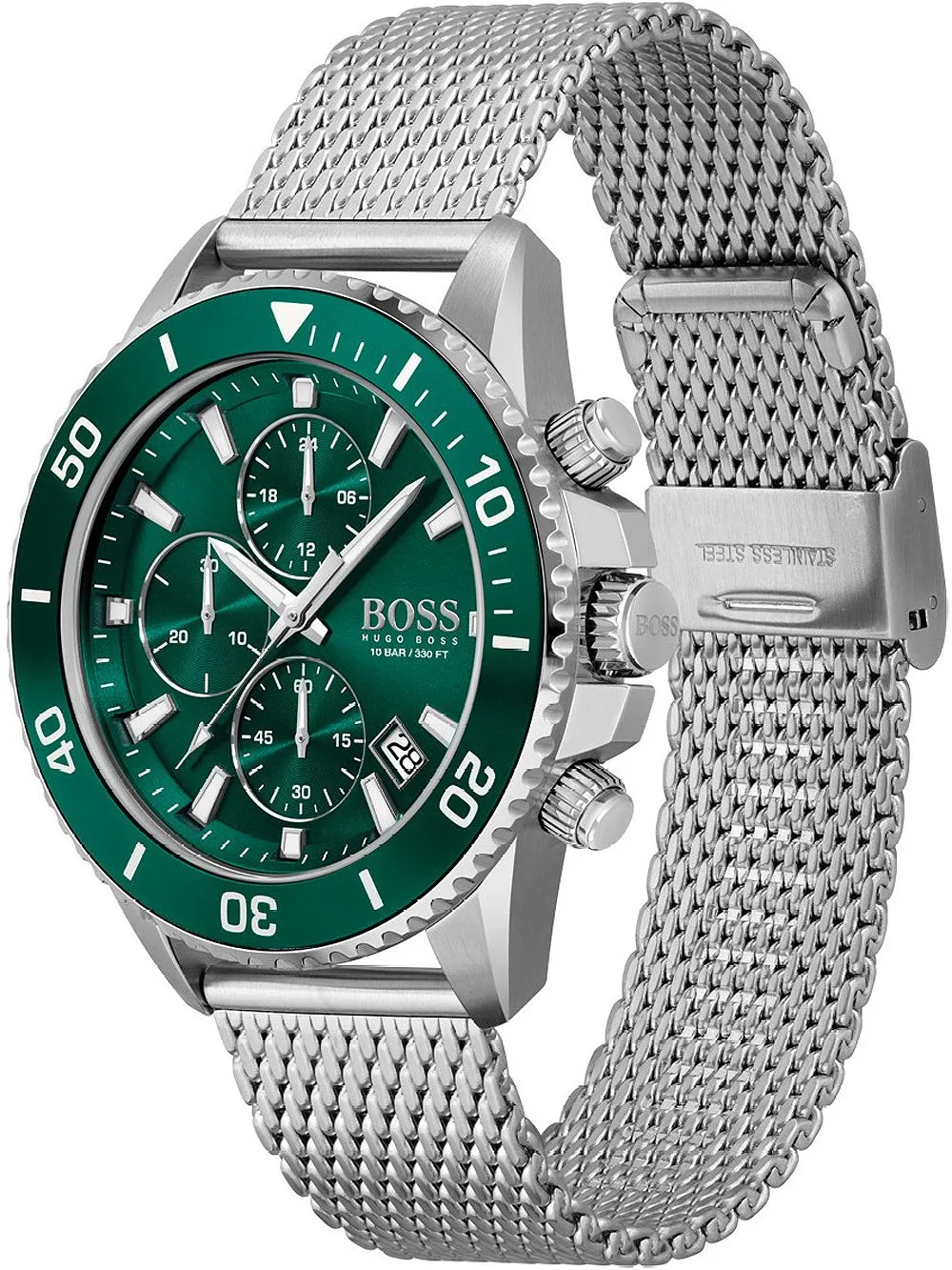 Hugo Boss Admiral Green Dial Men's Watch 1513905