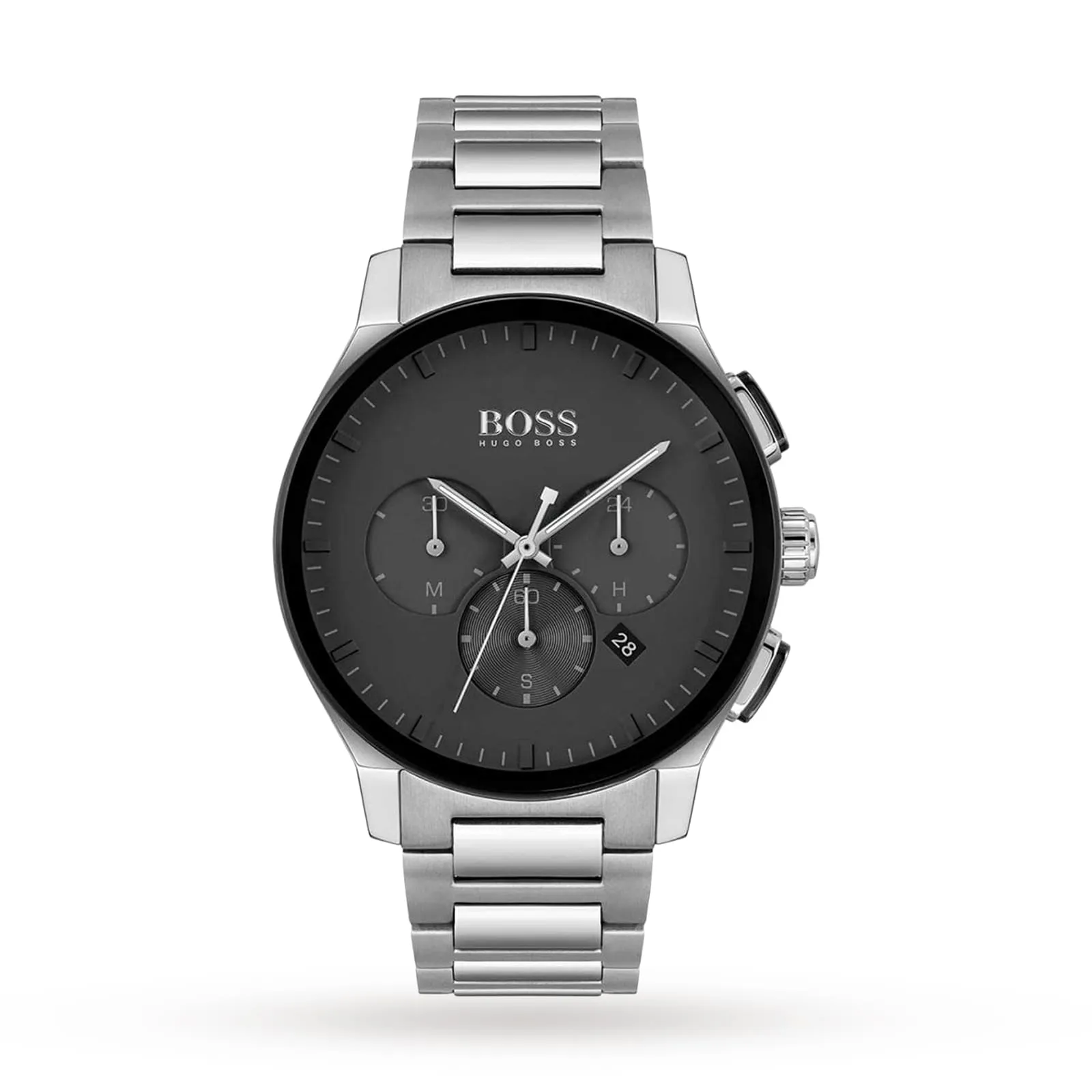 Hugo Boss Peak Silver Chronograph Men's Watch 1513762