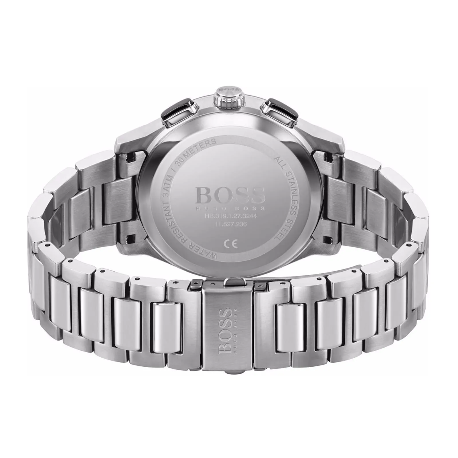 Hugo Boss Peak Silver Chronograph Men's Watch 1513762