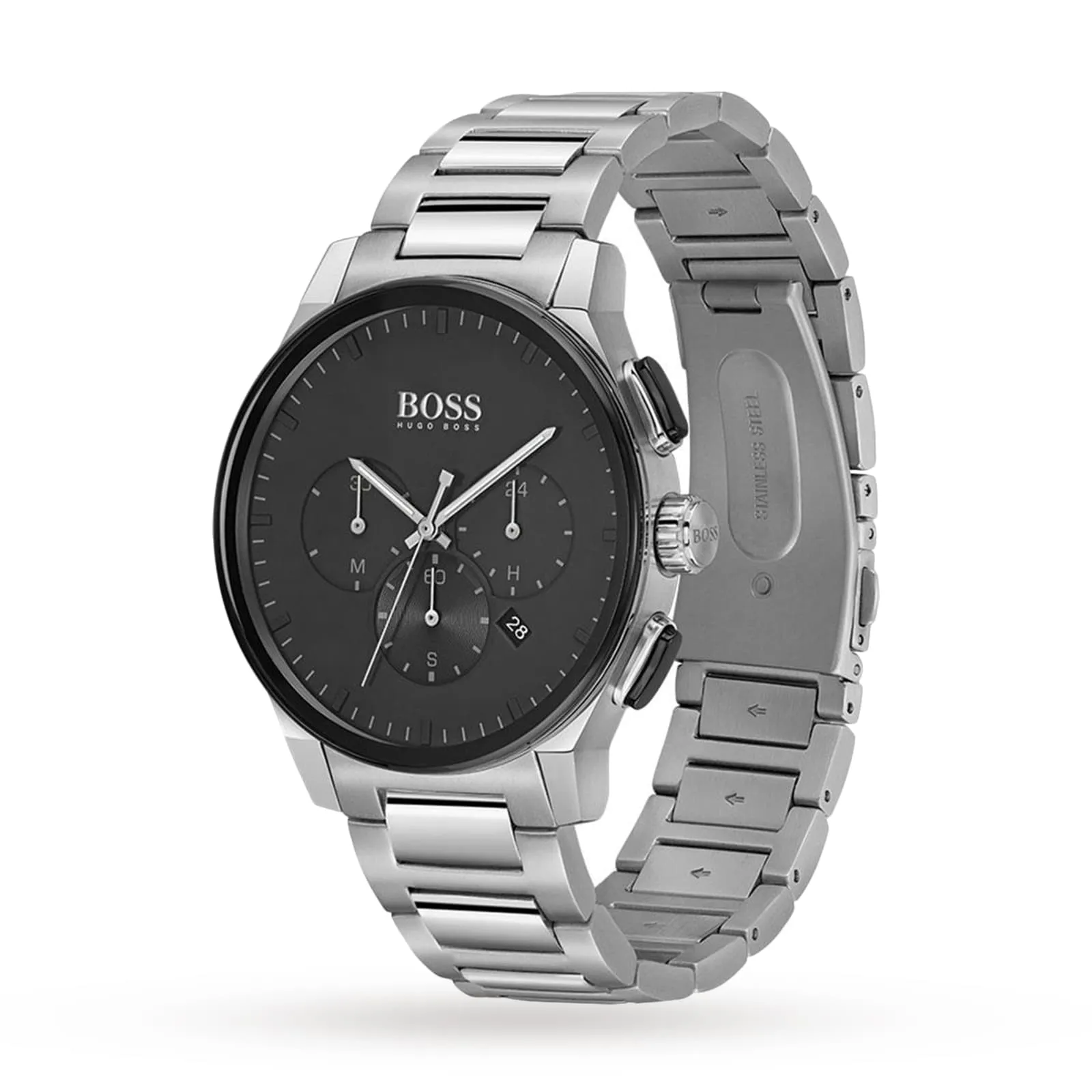 Hugo Boss Peak Silver Chronograph Men's Watch 1513762