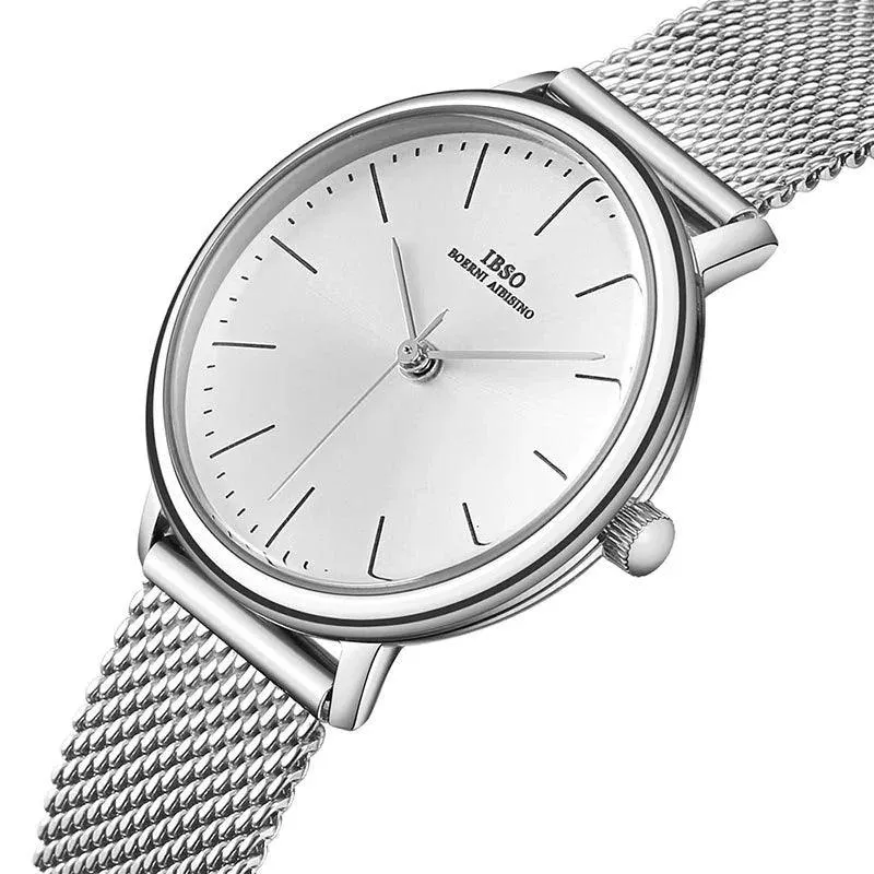IBSO 36WA Geneva Mesh Bracelet Women Quartz Watches
