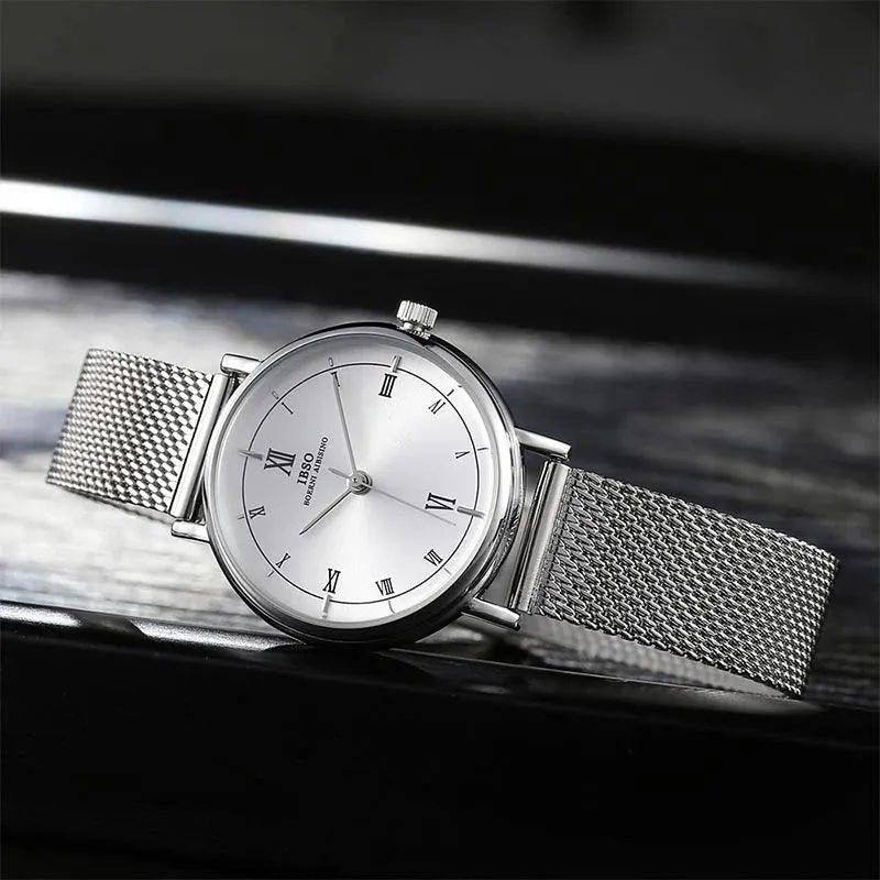 IBSO 36WA Geneva Mesh Bracelet Women Quartz Watches