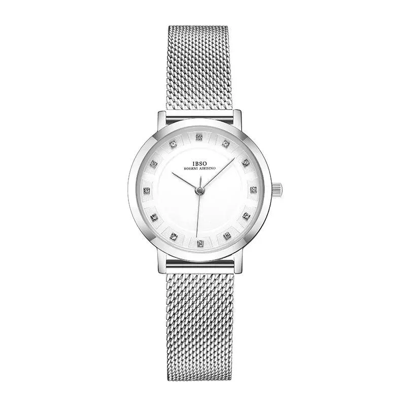 IBSO 36WA Geneva Mesh Bracelet Women Quartz Watches