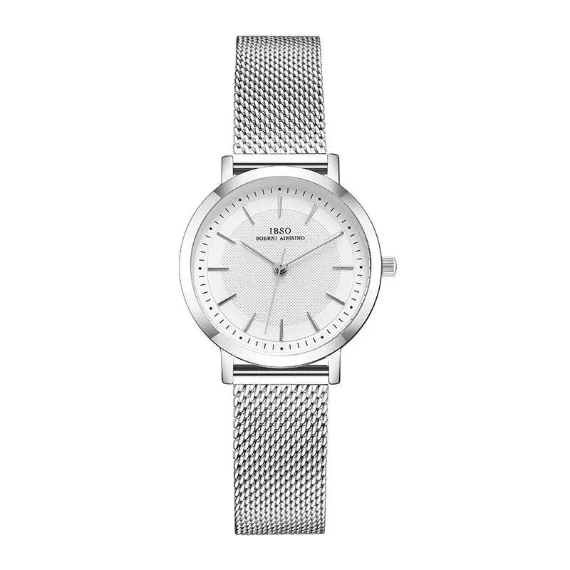 IBSO 36WA Geneva Mesh Bracelet Women Quartz Watches