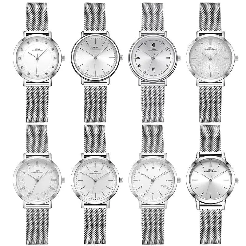 IBSO 36WA Geneva Mesh Bracelet Women Quartz Watches