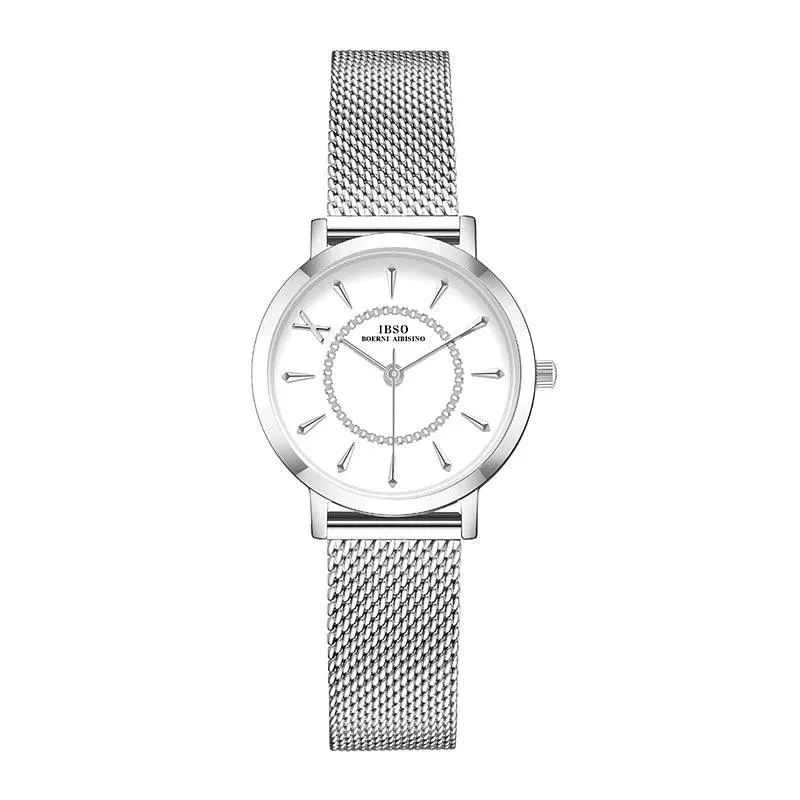 IBSO 36WA Geneva Mesh Bracelet Women Quartz Watches