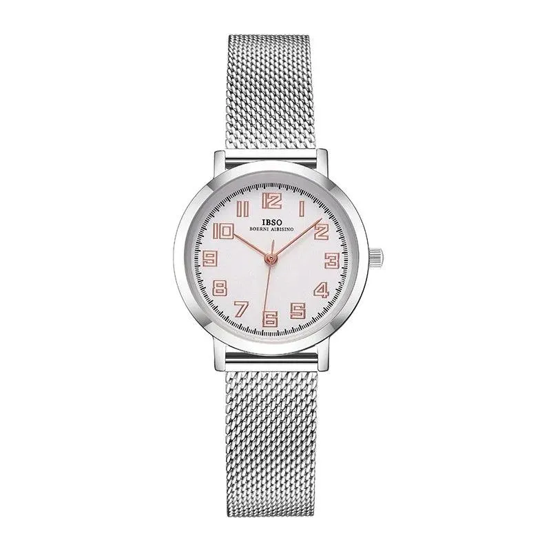 IBSO 36WA Geneva Mesh Bracelet Women Quartz Watches