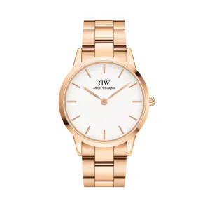 Iconic Link 40mm - Rose Gold & White Watch