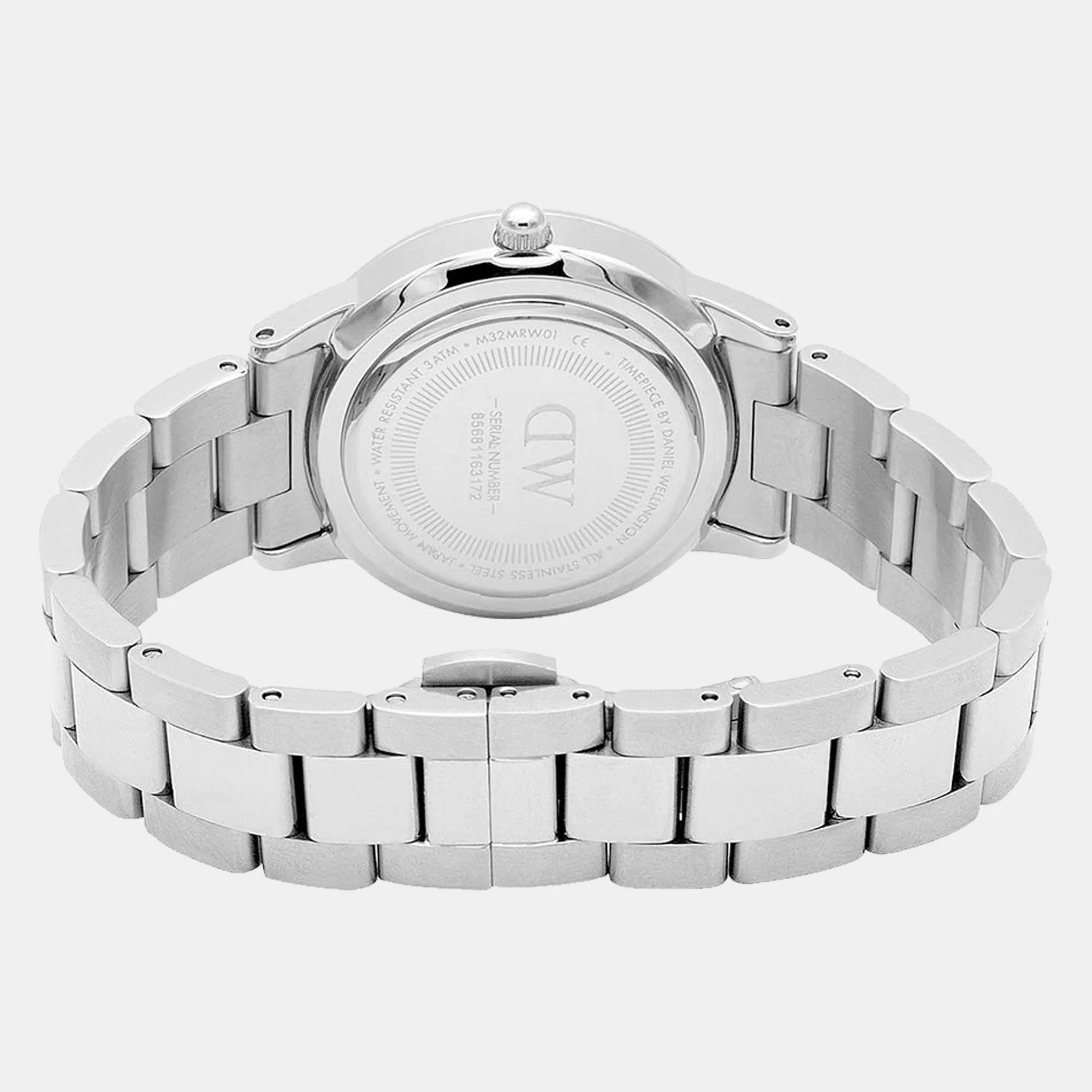 Iconic Men's Black Analog Stainless Steel Watch DW00100342