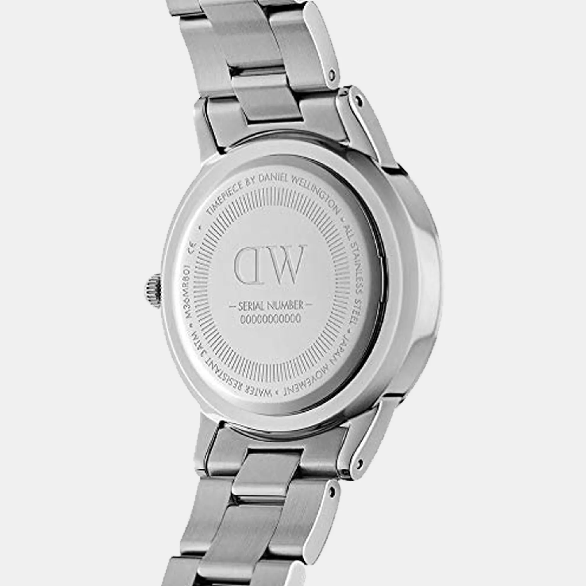 Iconic Men's Black Analog Stainless Steel Watch DW00100342