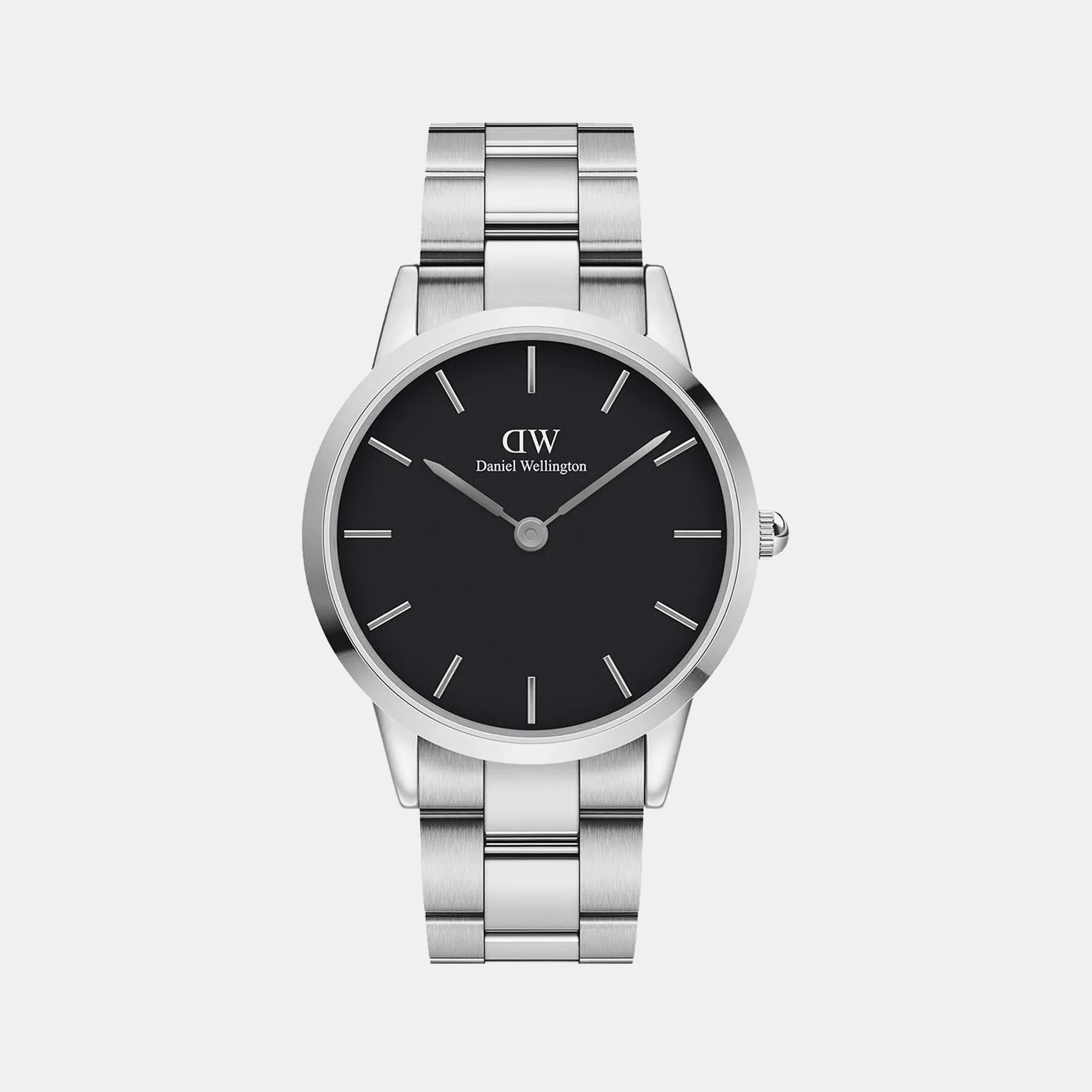 Iconic Men's Black Analog Stainless Steel Watch DW00100342