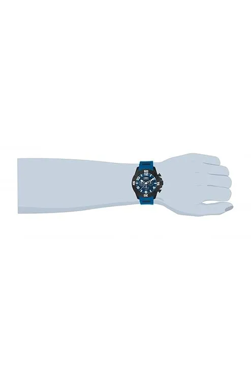 Invicta Silicone Pro Diver Analog Blue Dial, Blue Band Men Watch-22701