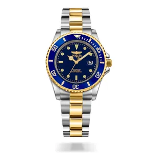 Invicta Stainless Steel Pro Diver Analog Blue Dial Watch for Men - 26972