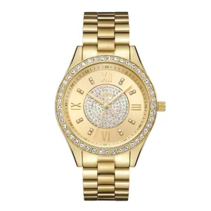 JBW Women's Mondrian Stainless Steel Watch 0.16 ctw Diamond - Gold - J6303