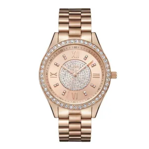 JBW Women's Mondrian Stainless Steel Watch 0.16 ctw Diamond - Rose Gold - J6303