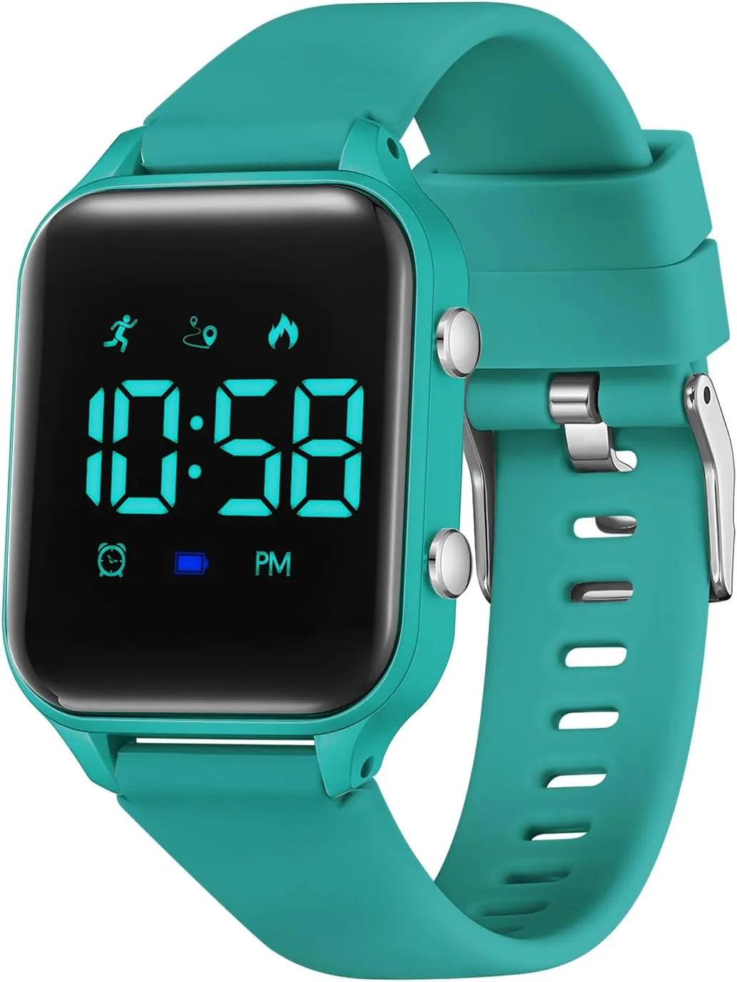 L LAVAREDO Waterproof Kids Digital Watches for Boys Girls,Sport Watch with Pedometer Stopwatch Vibration Alarm for Ages 5-13,No App Fitness Tracker Watch for Kids Teens Birthday Christmas Gifts