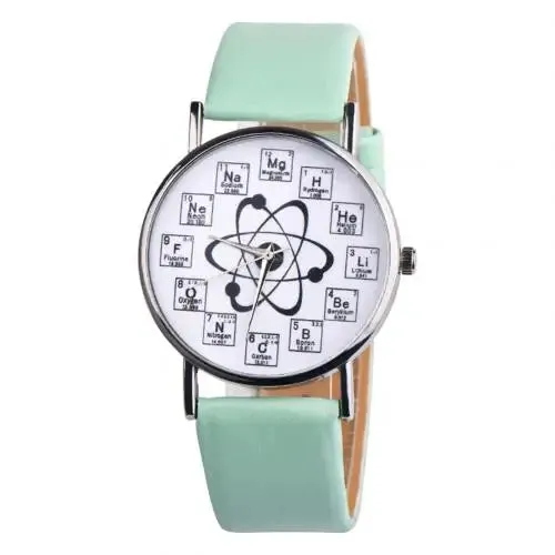 Ladies Watches Creative Design Chemical Element Markers