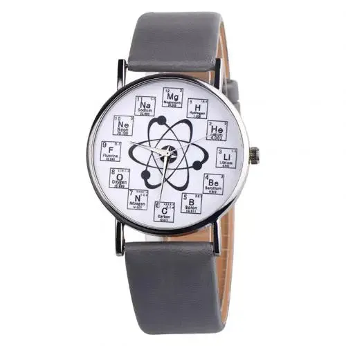 Ladies Watches Creative Design Chemical Element Markers