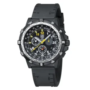 Luminox Recon Leader Chronograph 8840 Mens Black Rubber Band Black Dial Quartz Analog Watch - XL.8842.MI.SEL