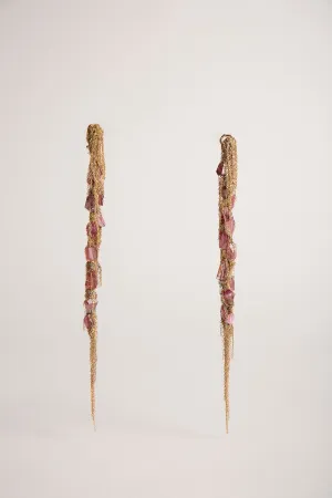 MARTIN BERNSTEIN | GOLD RUBY EARRINGS