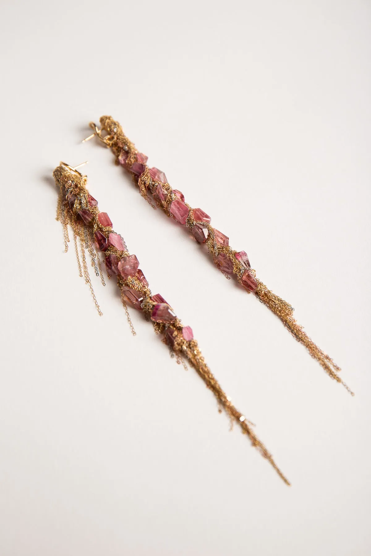 MARTIN BERNSTEIN | GOLD RUBY EARRINGS