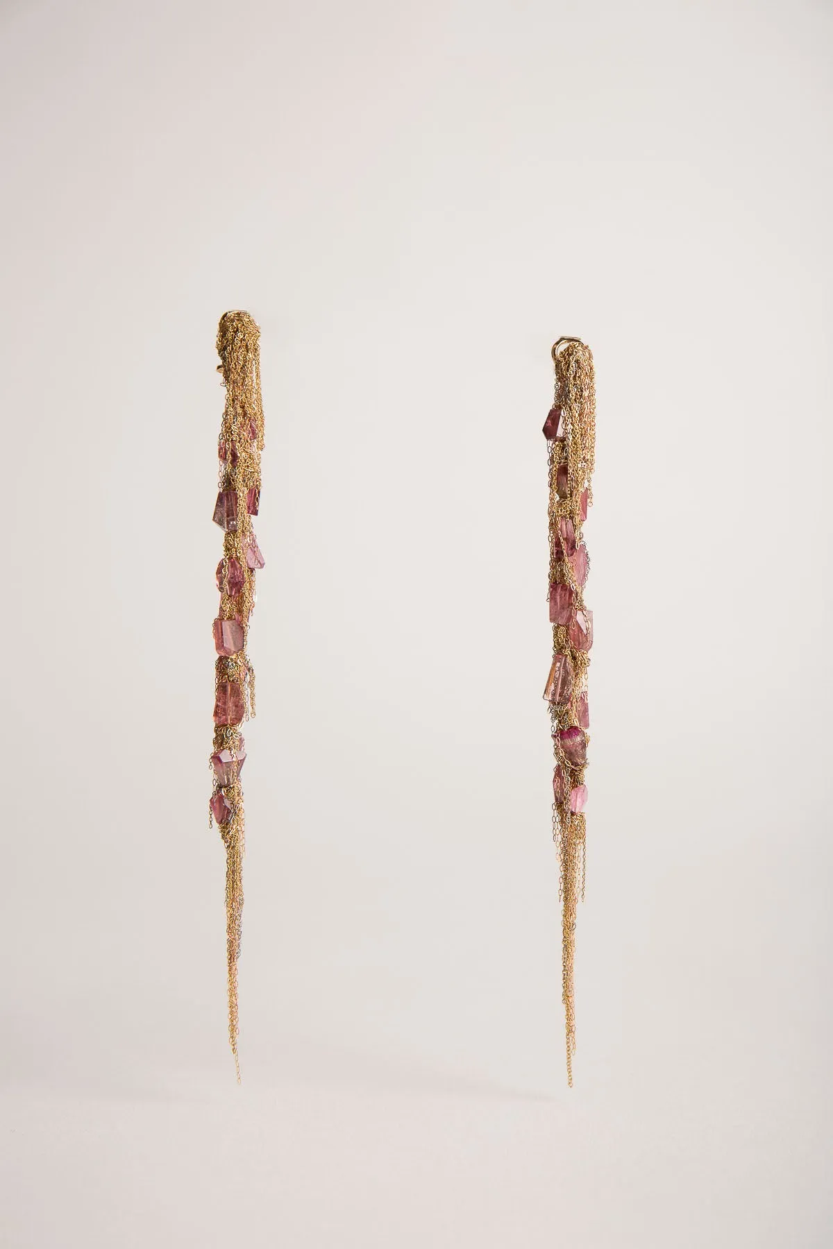 MARTIN BERNSTEIN | GOLD RUBY EARRINGS