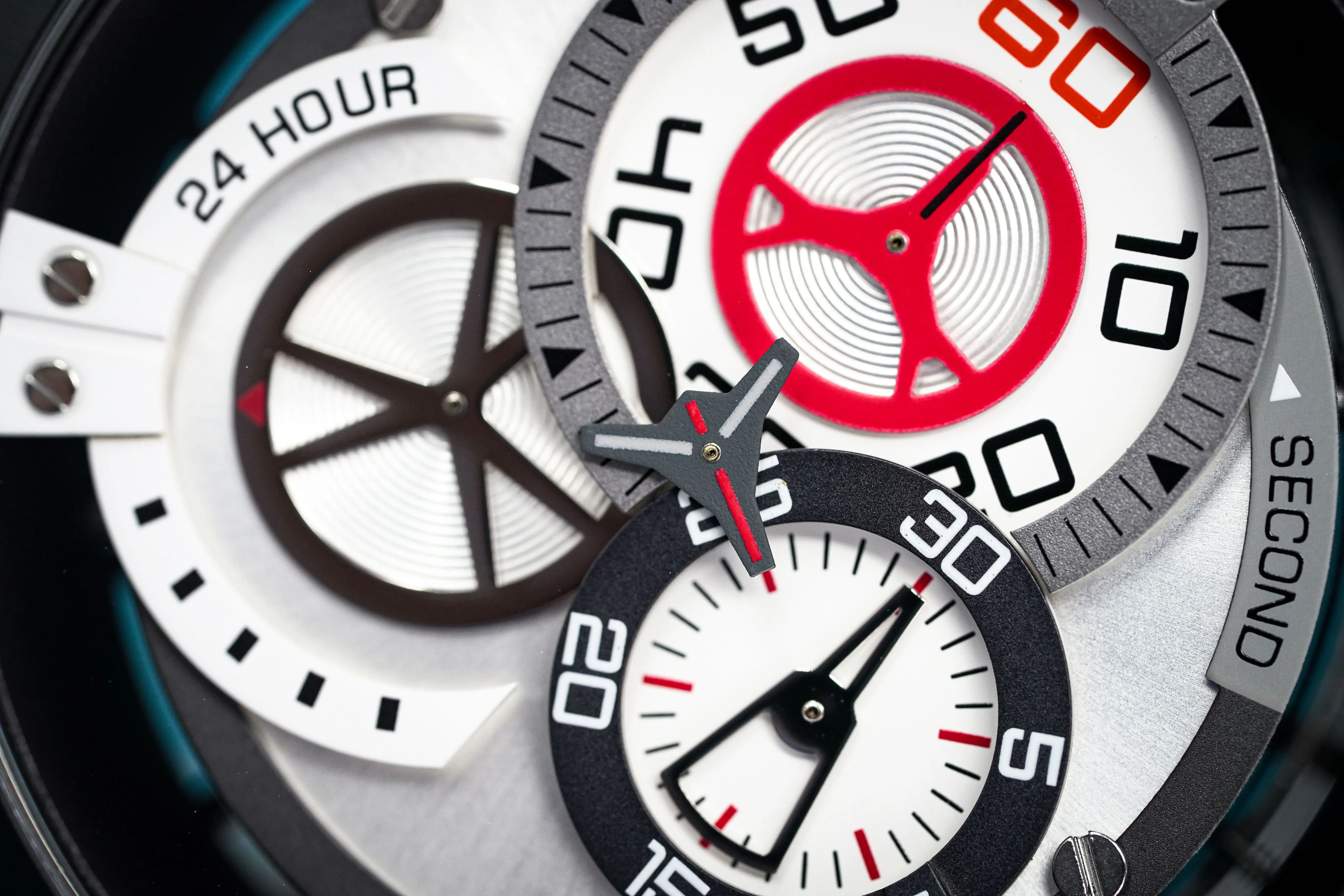 Mazzucato Reversible Watch RIM White