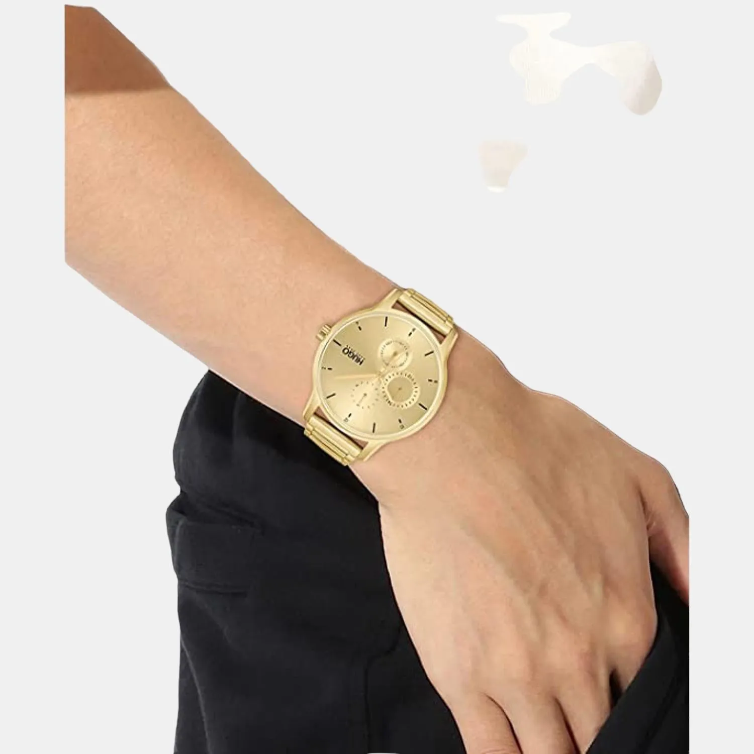 Men's Gold Stainless Steel Chronograph Watch 1530214