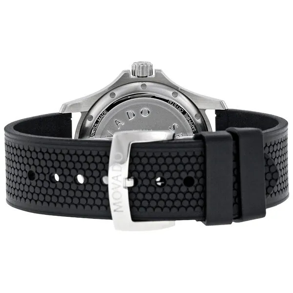 Movado Series 800 Black/Orange Dial Men's Watch 2600099