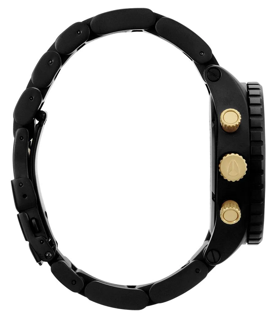 Nixon 42-20 Chrono Black Dial Chronograph Custom Solid Stainless Steel Men's Watch Men's Watch A037-1041