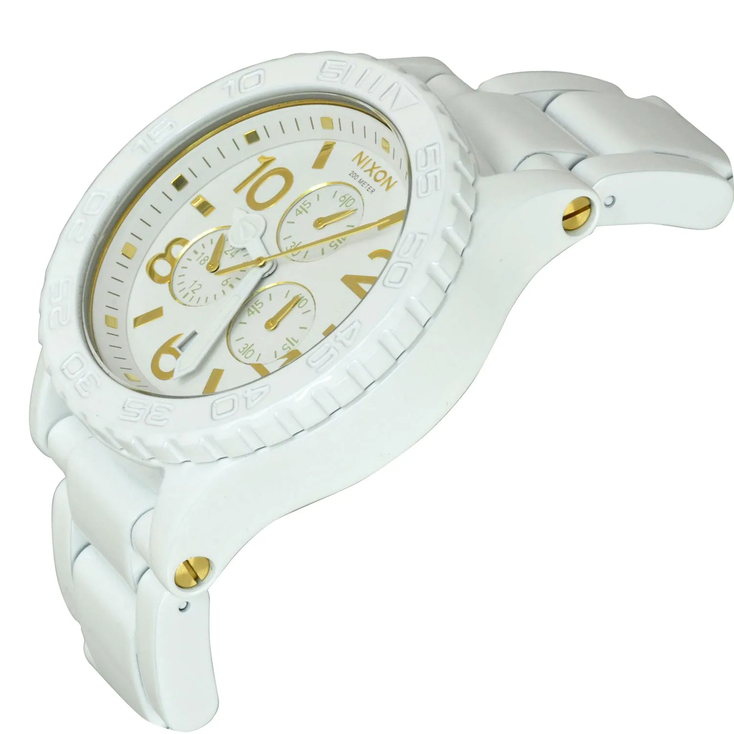 Nixon 42-20 Chrono Chronograph White Dial Men's Watch Men's Watch A037-1035