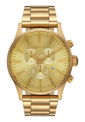 Nixon Sentry Chrono Gold Men's Watch A386-502