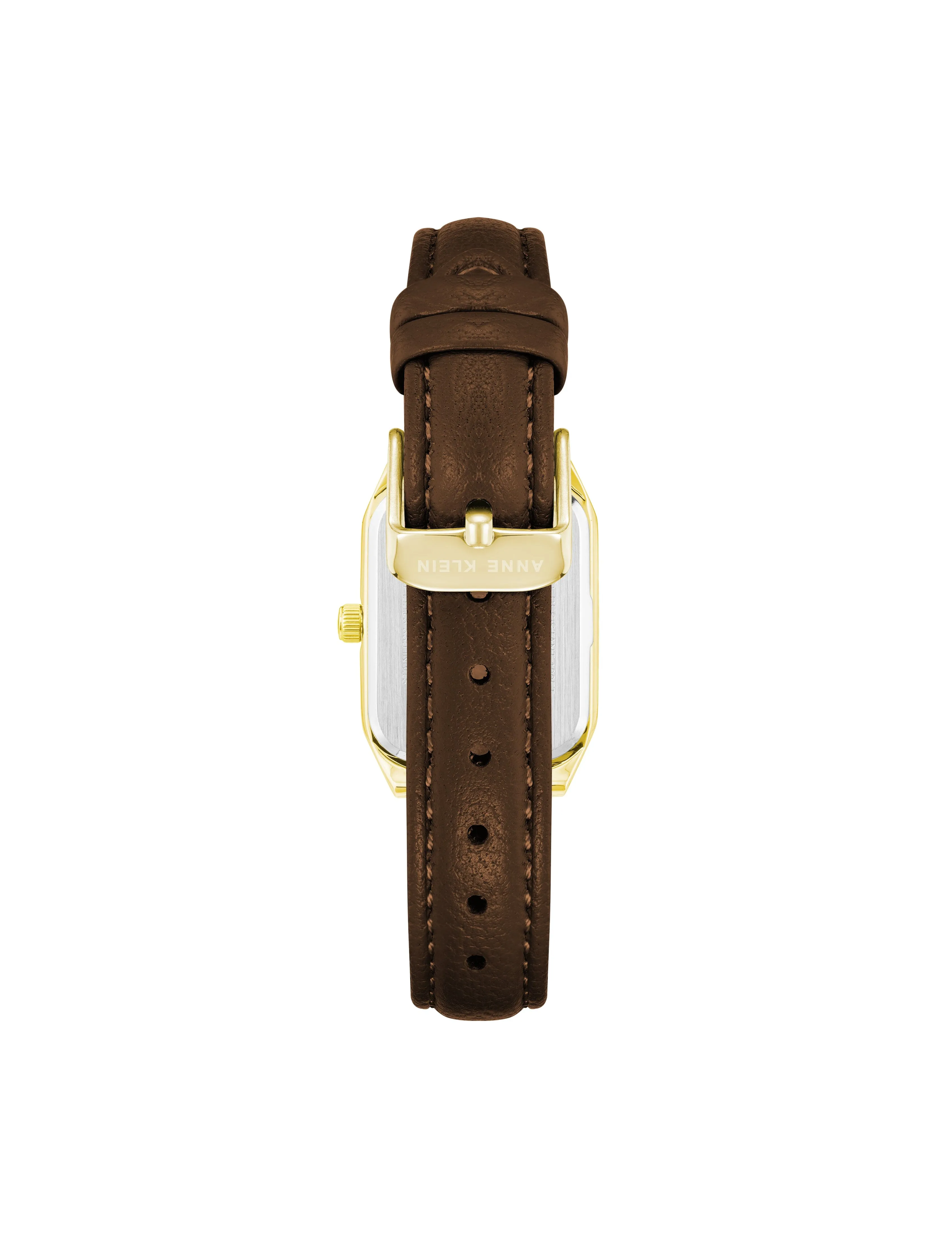 Octagonal Shaped Leather Strap Watch