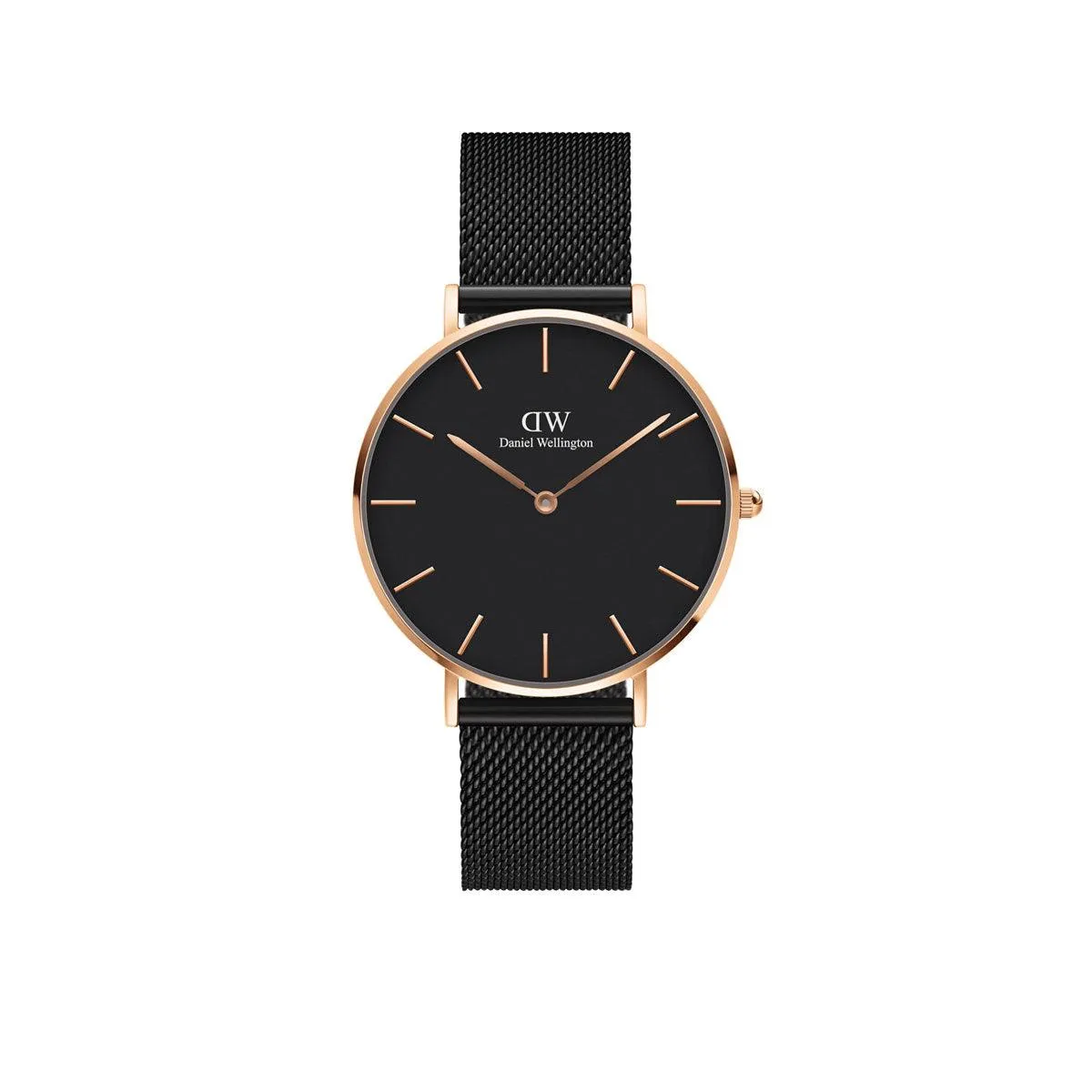 Petite 36mm Ashfield - Black & Rose Gold Watch