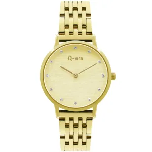 Q-Era Gold  Steel Women's  Watch - QV2801-43