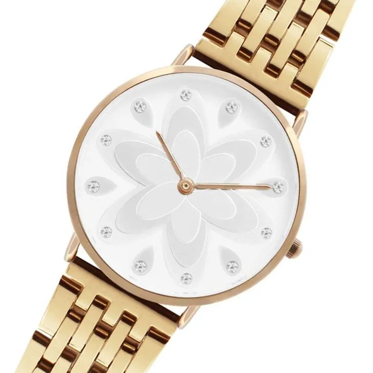 Q-Era Rose Gold  Steel Women's  Watch - QV2802-87
