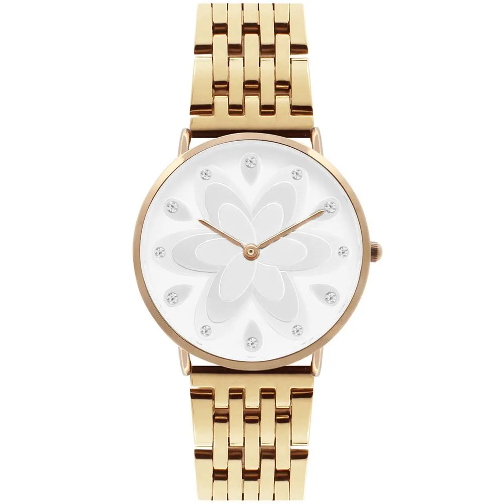 Q-Era Rose Gold  Steel Women's  Watch - QV2802-87