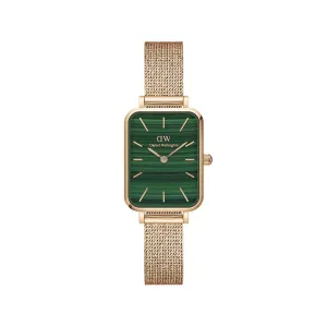 Quadro Pressed Melrose - Rose Gold & Green Watch