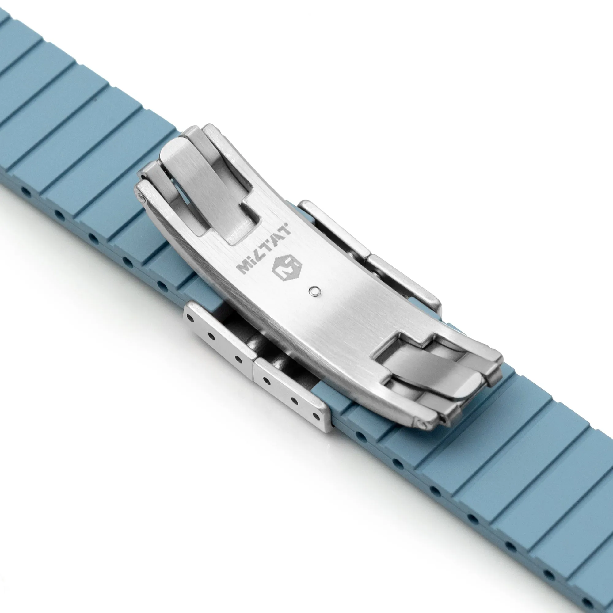 Quick Release FKM26 Slate Blue FKM Rubber watch strap