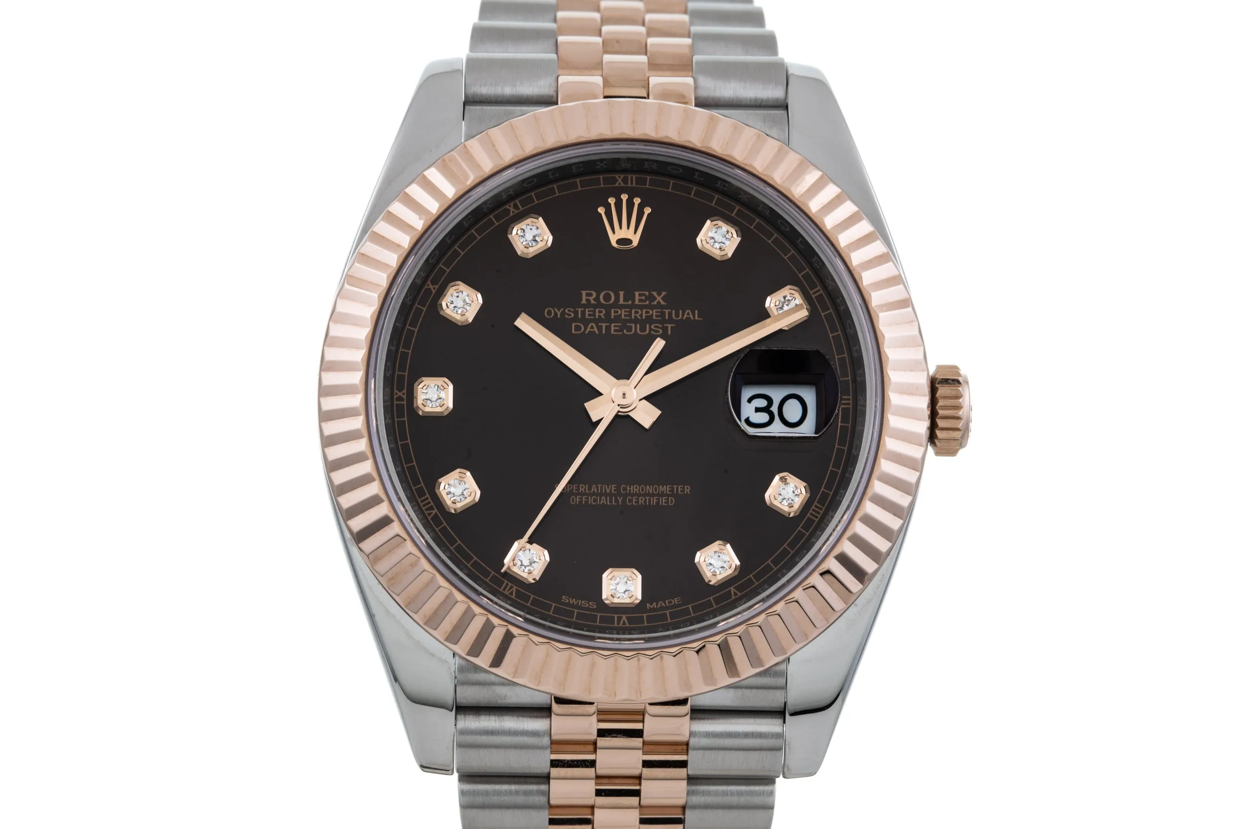 Rolex Datejust 41 Two-Tone Diamond Dial